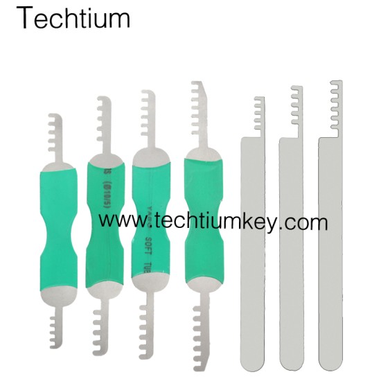 7pcs/Set Pad lock Comb