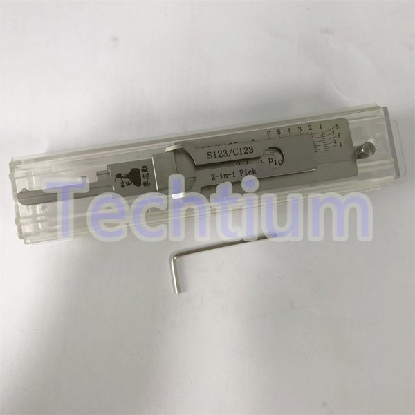 S123/C123 Original Lishi 2in1 Pick Decoder for Schlage Locks
