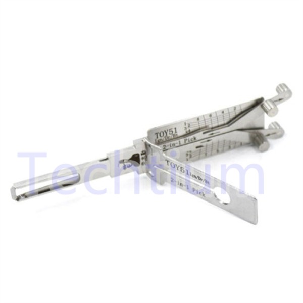 TOY51 Original Lishi 2 in 1 decode and lockpick