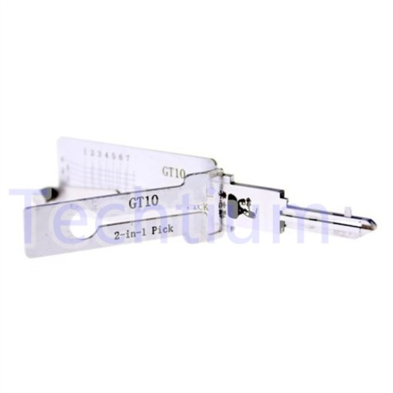 GT10 Original Lishi 2in1 Decoder and Pick for FIAT, IVECO