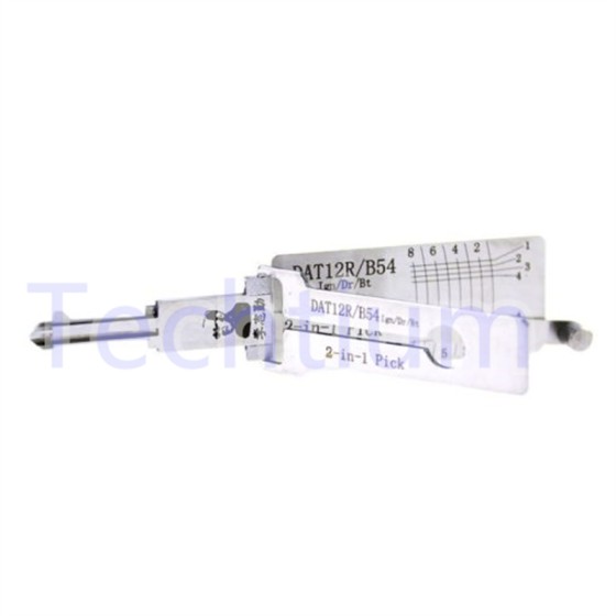DAT12R/B54 Original Lishi 2in1 Decoder and Pick for Isuzu Heavy Trucks
