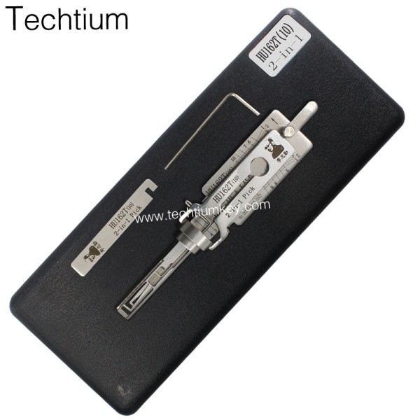 HU162T(10) Original Lishi 2 in 1 lock pick decoder for Audi TT,Q7,A4,2015 Magotan ,right blade