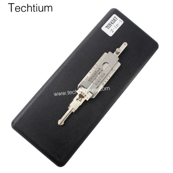 TOY43AT Original Lishi 2 in 1 decoder for cars using #2 blade (Toyota  Camry,Reiz,Corolla)