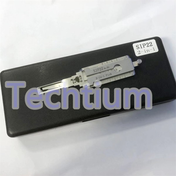 SIP22 Original Lishi 2 in 1 lock pick decoder for (Fiat 500,Alfa Romeo,Iveco)