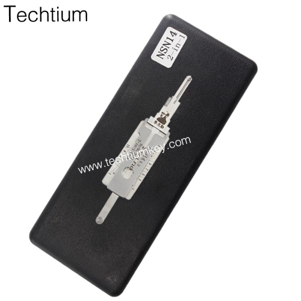 NSN14 Ignition Original Lishi lock 2 in 1 lock pick decoder for all cars that using #22 blade(Nissan and Renualt,Subaru Like Teana,Tiida,Versa,Infinite,Renault Koleos)