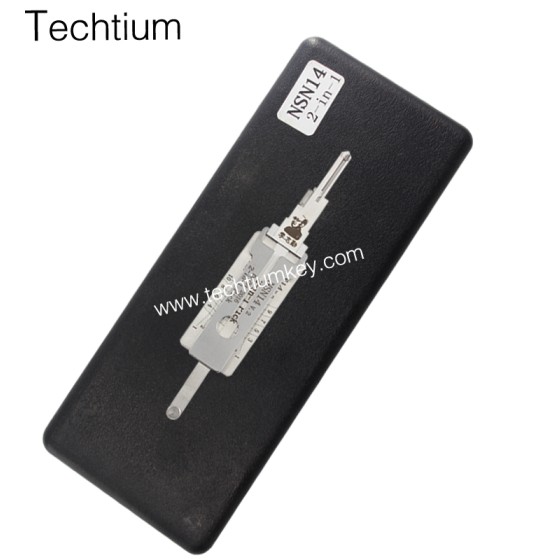 NSN14 Original Lishi 2 in 1 lock pick decoder for all cars that using #22 blade(Nissan and Renualt,Subaru Like Teana,Tiida,Versa,Infinite)