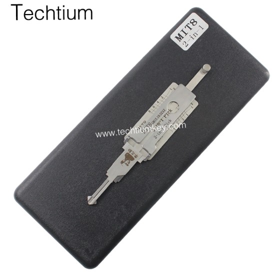 MIT8 Original Lishi 2 in 1 lock pick decoder for Mitsubishi Left blade