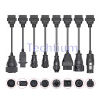 For Truck OBD2 Diagnostic tool  cable Full set 8pcs Cable