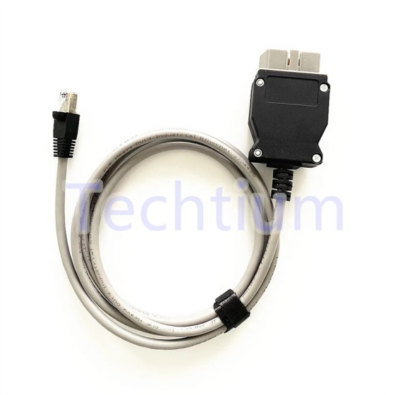 without CD Gray color ENET ICOM (Ethernet to OBD) Interface Cable Coding For BMW F-Series