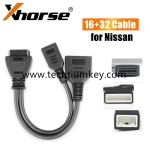XHORSE XDKP36GL 16+32 Cable for Nissan Sentra 2021+ and other models 8th Generation with B18 Chassis with VVDI Key Tool Plus