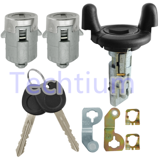 Cadillac door Lock cylinder full set (1pcs ignition door Lock and 2pcs door lock)