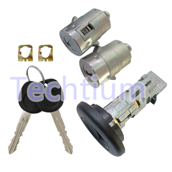 Cadillac door Lock cylinder full set 7pcs/Set (1pcs ignition door Lock and 2pcs door lock)
