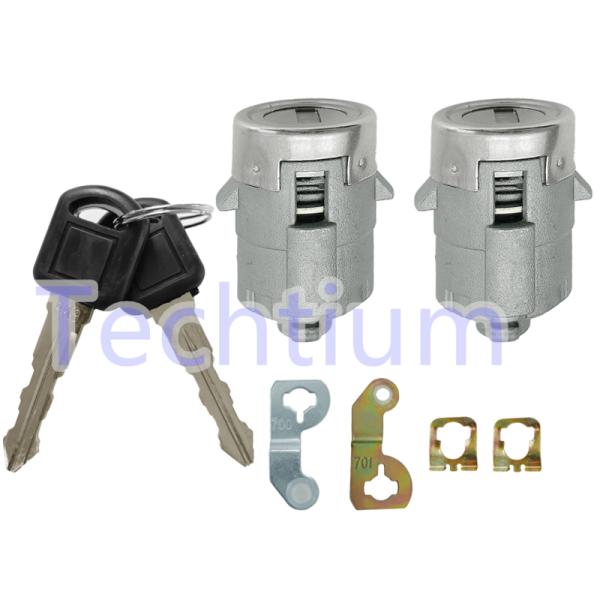 Cadillac Left and Right door Lock cylinder 8pcs/Set