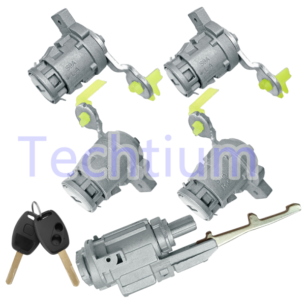 Honda door Lock cylinder  (1pcs ignition door lock,4pcs door lock)