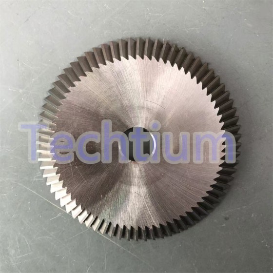 Angle Miling Cutter  Size:φ60.4x5.25xφ9.525x80° Material : HSS M35 Suit for machine: UNOCODE,DELTAPLUS,LEONARDO,ULTERCODE,UNOCODE 299,399