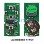 Lonsdor LT20-3 Smart Key PCB For Toyota Smart key 2007+ Board Number: 0780