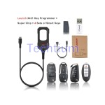 Launch X431 Key Programmer Remote Maker + 4 Sets of smart keys Only Used Launch