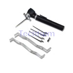 KLOM Auto Key Lock cilindro ingranditore, Scope, Multipurpose Decoder Eagle Eye Zoom con luce per illuminare Lock interno Locksmith Car Tools
